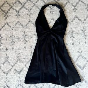 Black Halter Dress - Charlotte Russe
